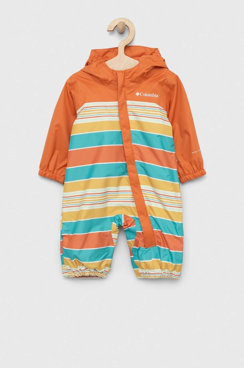 Комбинезон для младенцев Columbia Critter Jitters II Rain Suit цвет оранжевый